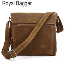 Royal Bagger Crazy Horse Leather Messenger 